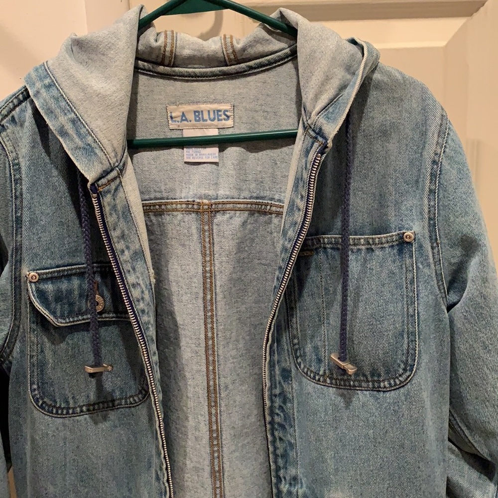 vintage retro LA Blues jean jacket